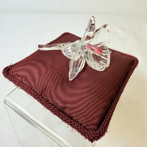 Swatovski Crystal Pink Orchid /W Box 200287 - Picture 2 of 15